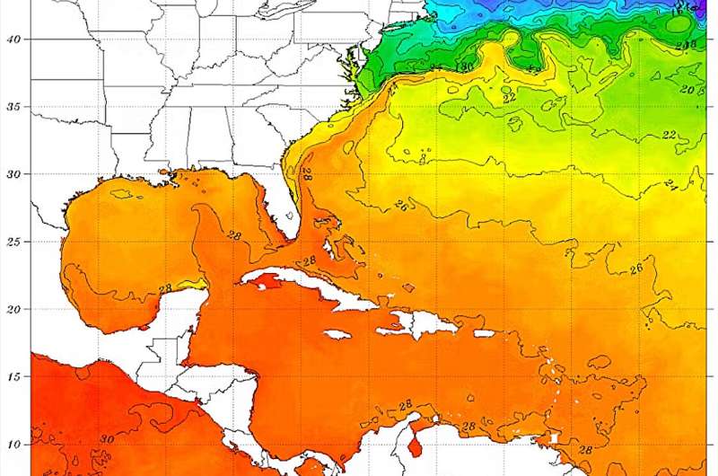 Once water temperatures are 79°F (26°C), hurricanes can form. Most of the Gulf was above that by late May 2025. Credit: NOAA/NESDIS NOAA’s 2025 hurricane forecast warns of a busy season. A scientist explains why and what meteorologists are watching