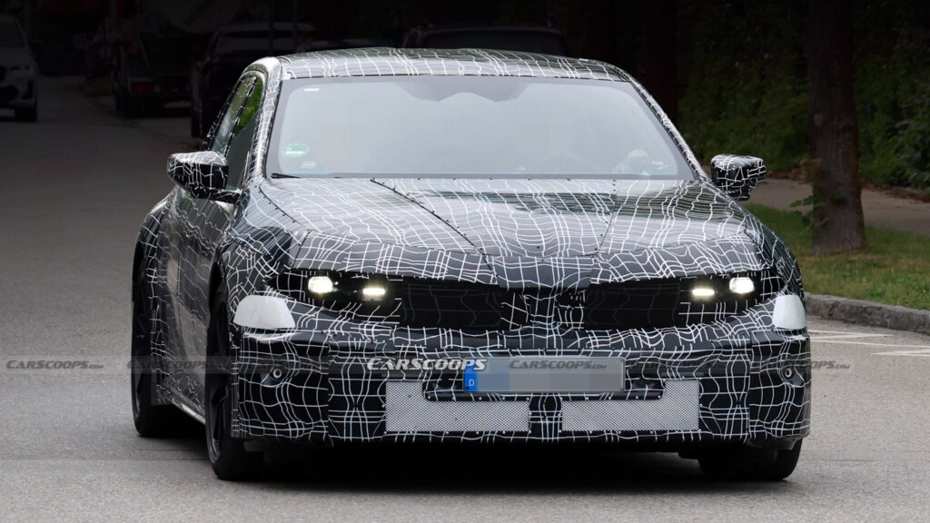 BMW M3 EV Shows Off Its Fat Production Fenders