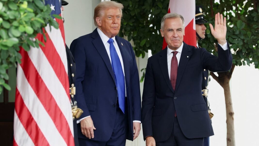 Trump adds 10% tariff Canada for Reagan trade ad