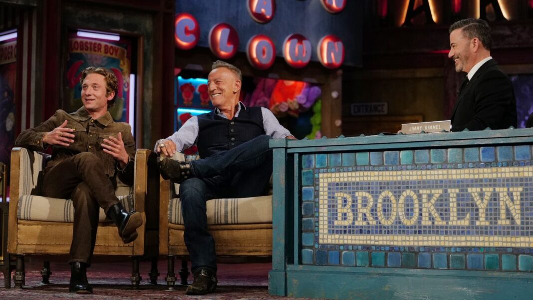 Watch Bruce Springsteen and Jeremy Allen White Discuss Their New Movie on Kimmel