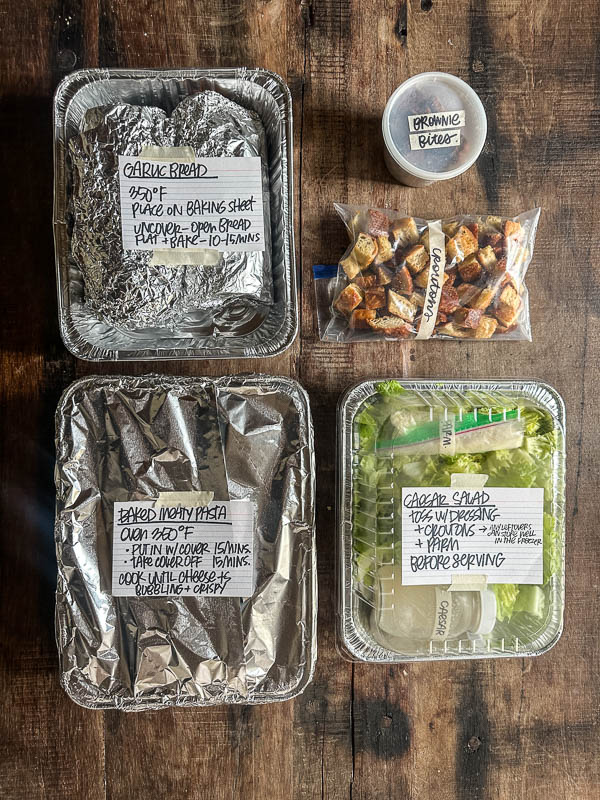 Meal Train Food- a meal to go by Tracy Benjamin of Shutterbean.com