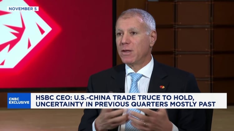 HSBC CEO: 'Asia is buying Asia', as most of the trade uncertainty is behind us