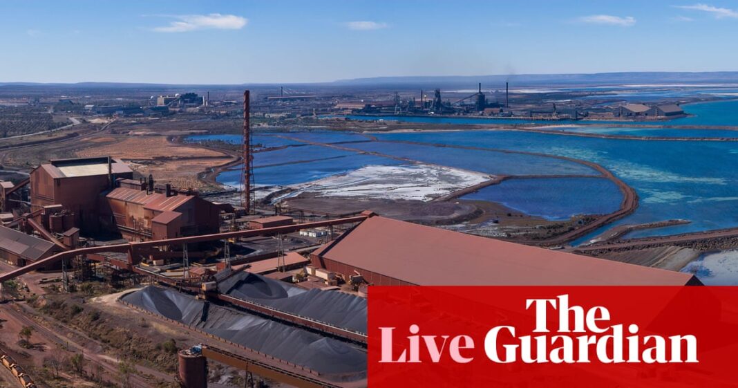 Australia news live: gas-backed rescue of steelworks may cost $2bn in subsidies; Ley claims renewables transition being ‘rushed’ | Australia news