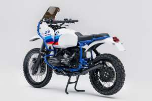 The WalzWerk X-Plorer is a modified BMW R100GS