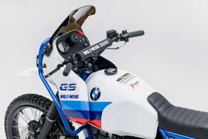 The WalzWerk X-Plorer is a modified BMW R100GS