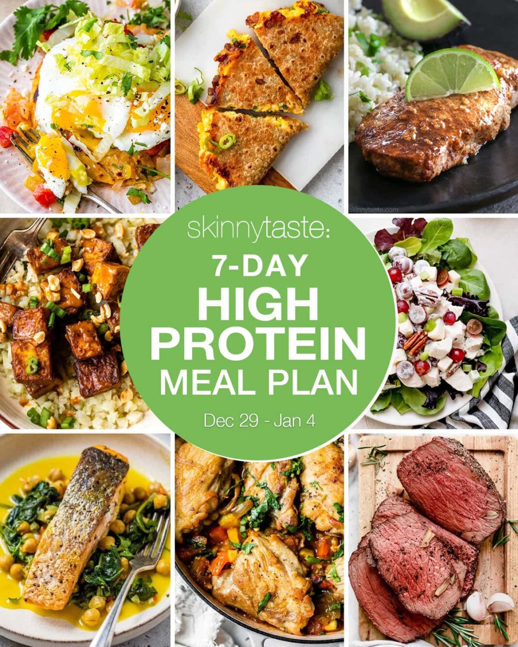 7 Day High Protein Diet Meal Plan