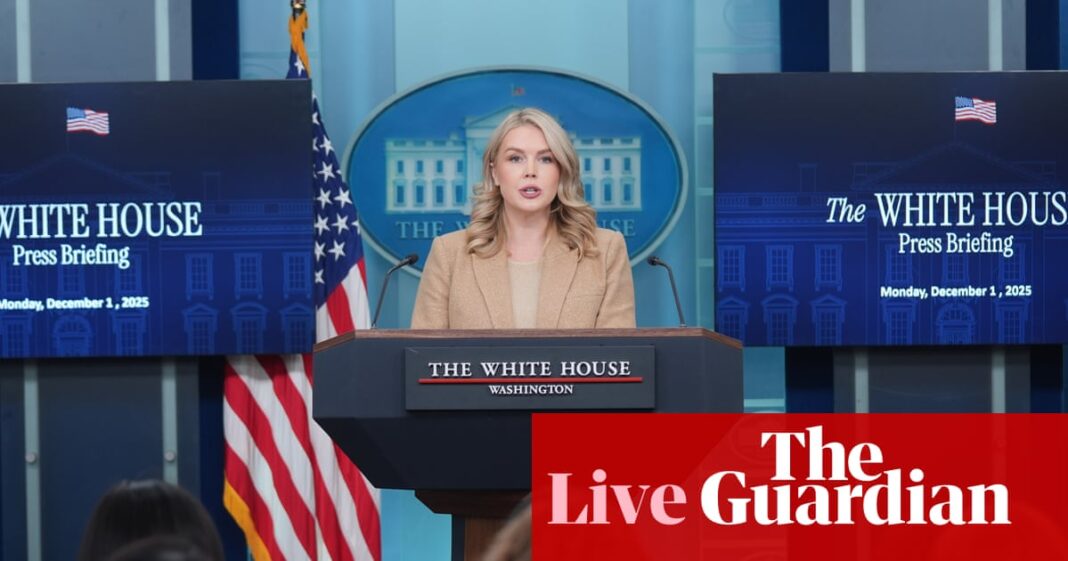 White House says second strike on vessel was legal and conducted in ‘self defense’ amid scrutiny – live | Trump administration