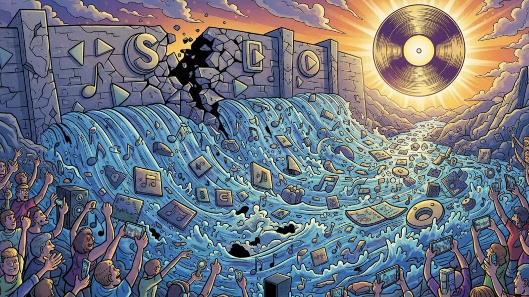 Music streaming platforms now host quarter of a BILLION tracks.