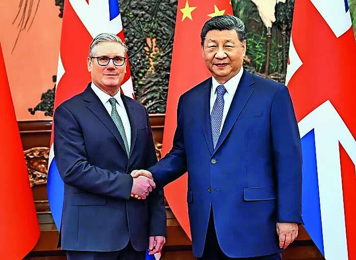 UK, China Push Ties Reset as Starmer Meets Xi in Beijing