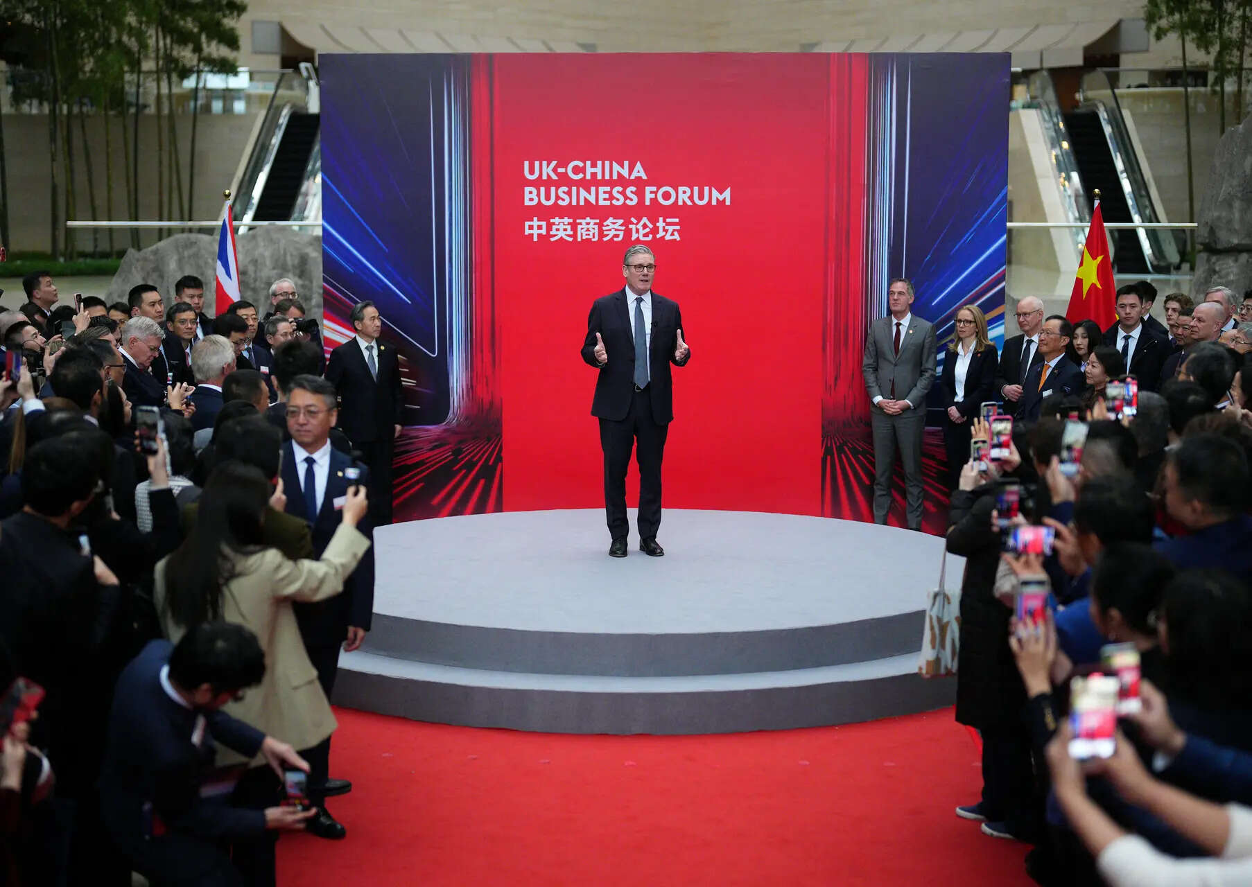 UK Prime Minister Visits China Day Three