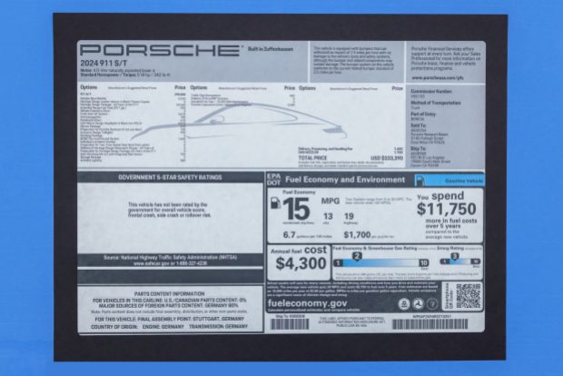 98-Mile 2024 Porsche 911 S/T Heritage Design