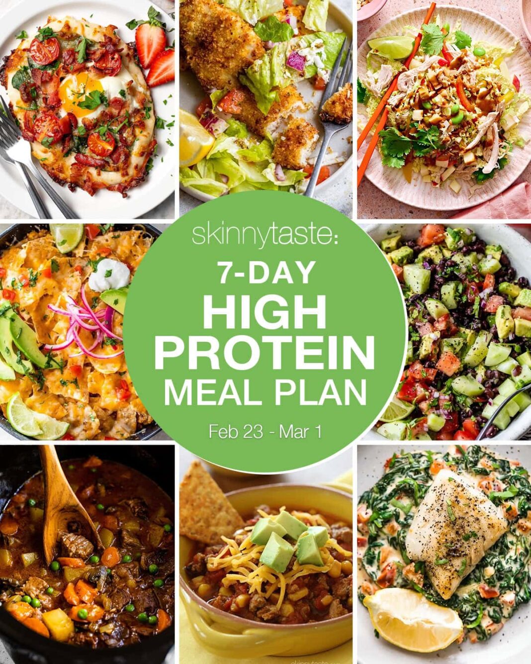 7 Day High Protein Diet Meal Plan