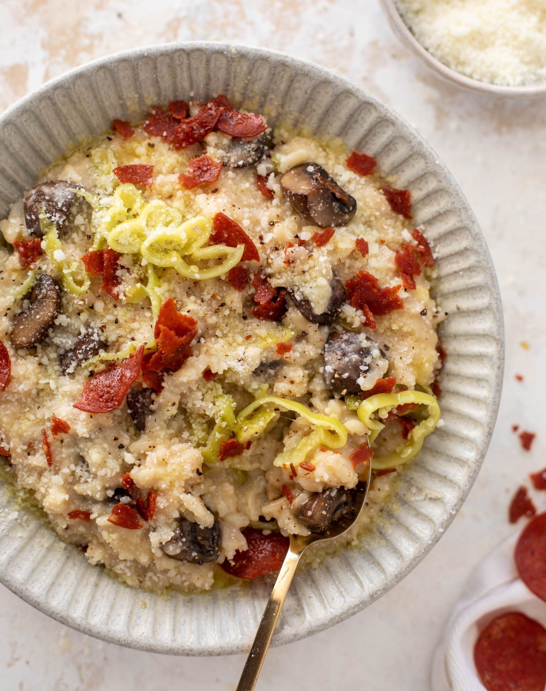 pizza supreme risotto