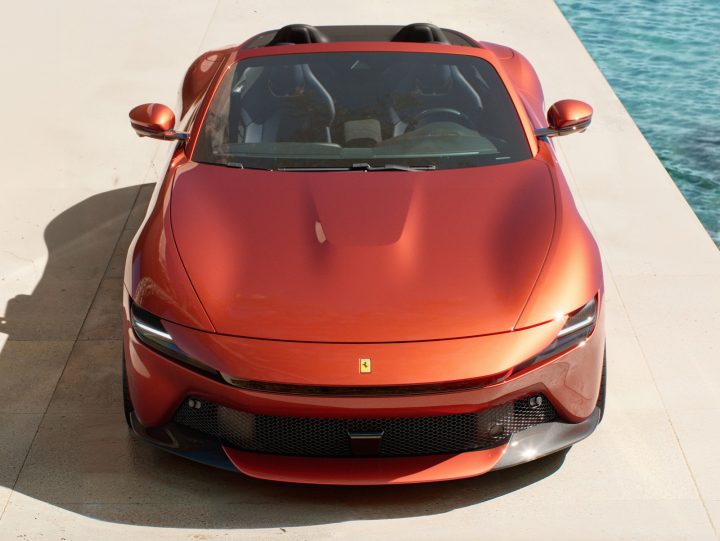 Ferrari Amalfi Spider Front Top View