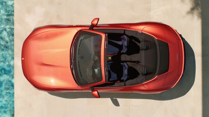 Ferrari Amalfi Spider Top View