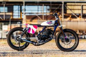 Suzuki TS185 street tracker by SPKS Lab