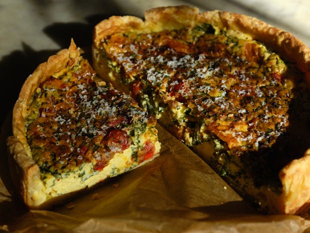 Deep dish quiche