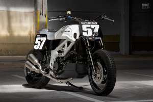 Suzuki SV650 street tracker by Stoker Motorcycles