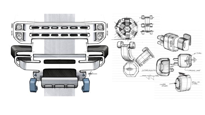 Hyundai Boulder Concept Design Sketches