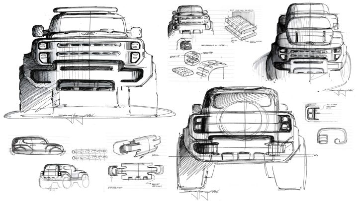 Hyundai Boulder Concept Design Sketches