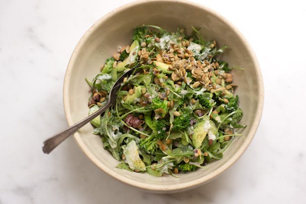 An Ideal Lunch Salad with Chickpeas