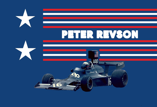 Peter Revson tribute poster