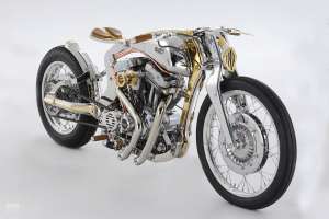 Harley Sportster board tracker by Krom Works