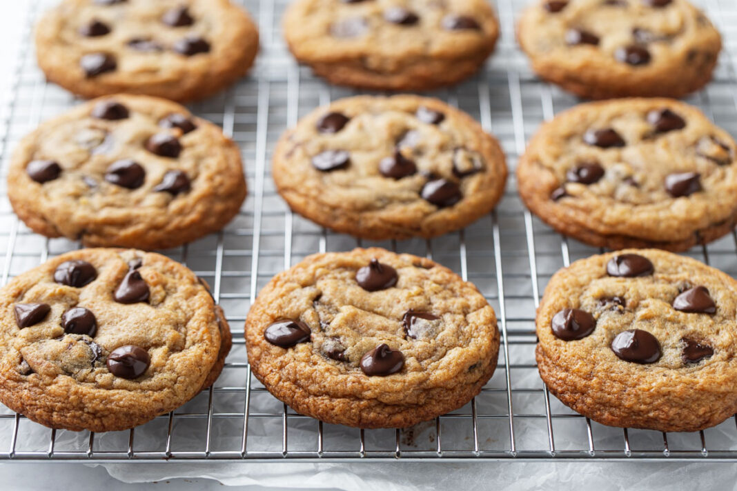 Brown Butter Banana Bread Chocolate Chip Cookies