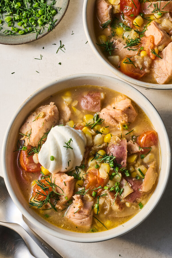 This Corn-Salmon Chowder May Be the Best Summer Soup