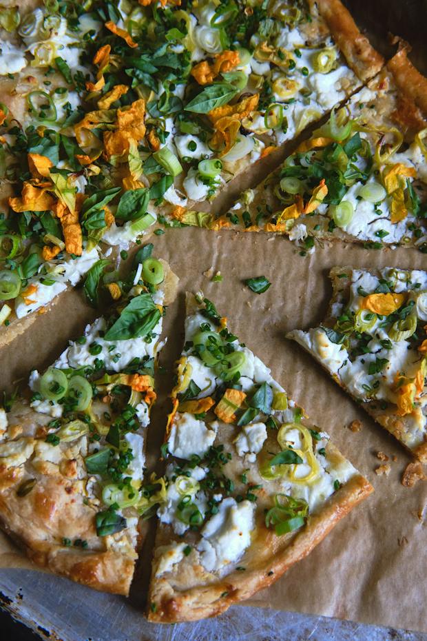 Banana Pepper & Goat Cheese Tart