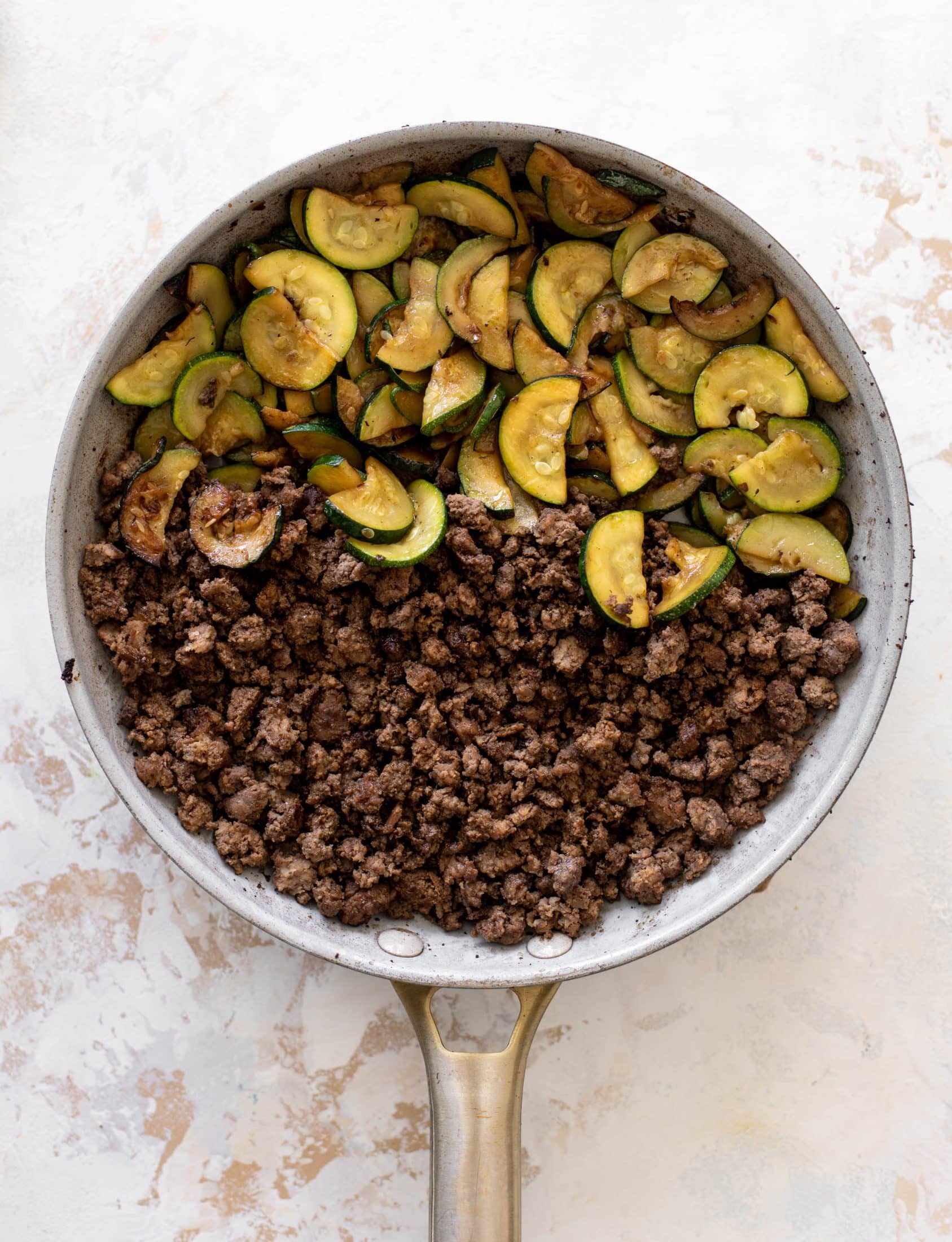 sesame beef zucchini stir fry