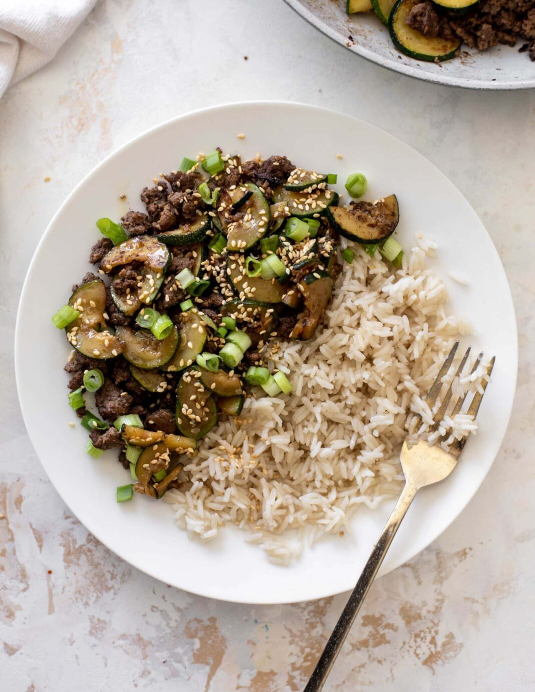 Beef Zucchini Stir Fry