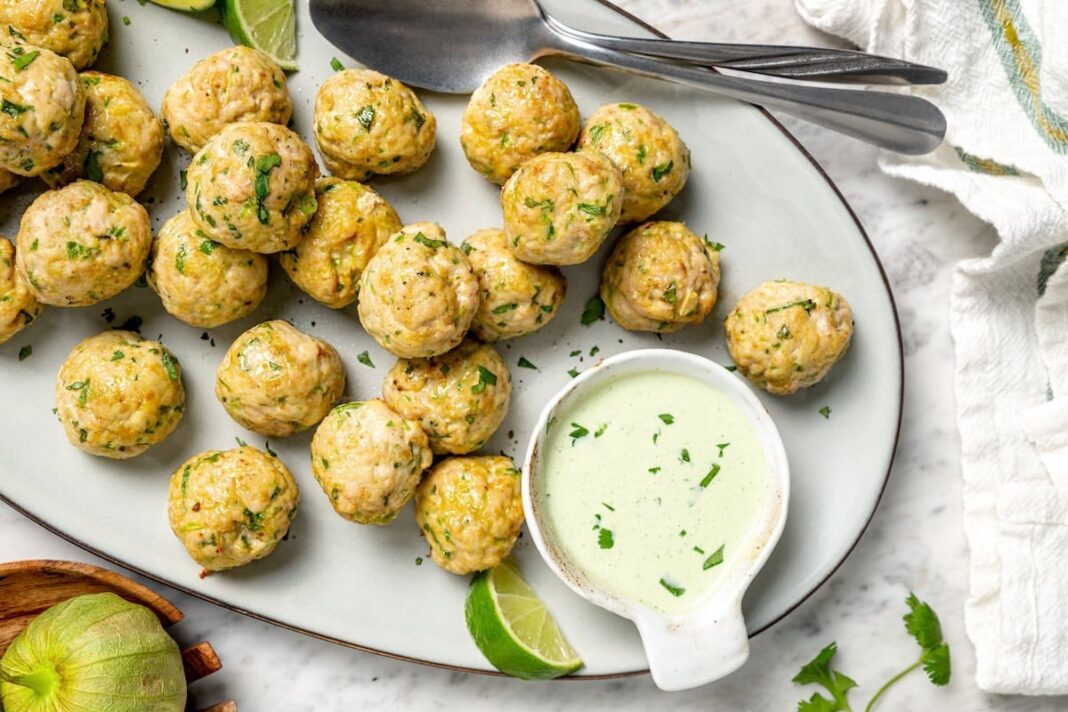 Baked Southwest Turkey Meatballs | Skinnytaste