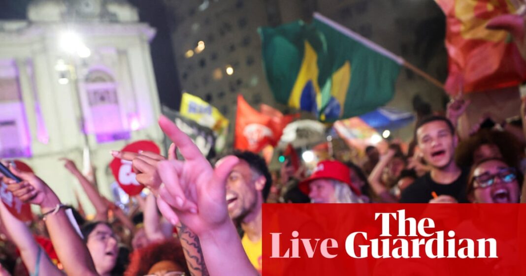 Brazil runoff live updates: Bolsonaro says it is ‘impossible to concede’ election result after historic Lula win | Brazil