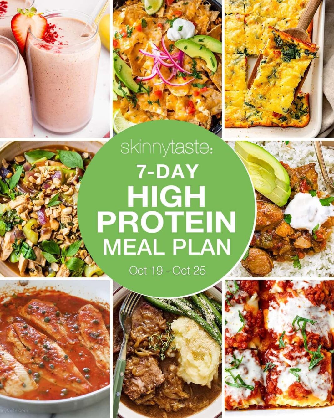 7 Day High Protein Diet Meal Plan
