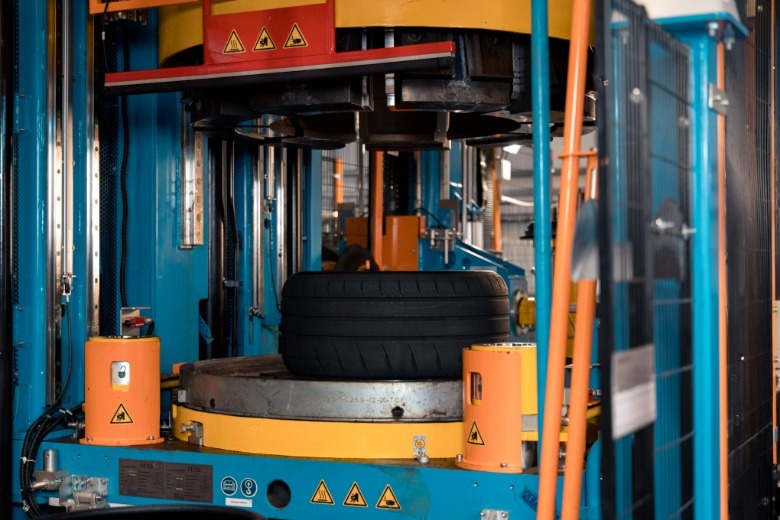 Bridgestone Formula E tire factory